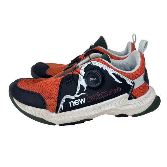 New Balance DynaSoft Trail Magic BOA Shoes Boys 5.5 Orange Mesh GTBTRCB1 - Picture 2 of 8